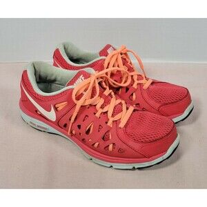 Nike Dual Fusion Run 2 Women's Running Shoes Size 7.5 599564-600 Pink Lace-Ups